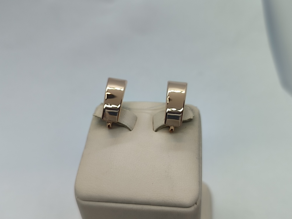 СЕРЬГИ БЕЗ КАМНЯ (Au 585)