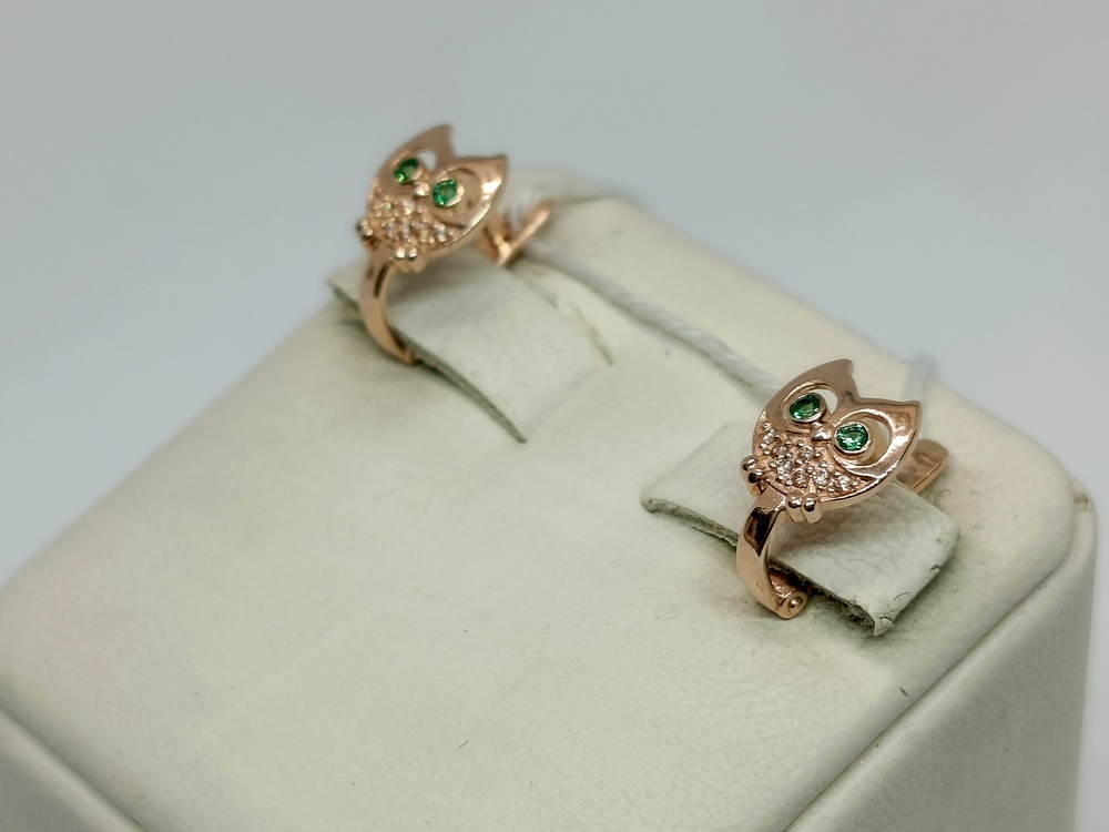 СЕРЬГИ С КАМНЯМИ (Au 585)