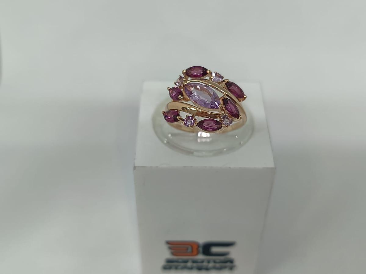 КОЛКМИ585 КОЛЬЦО С КАМНЯМИ (Au 585)