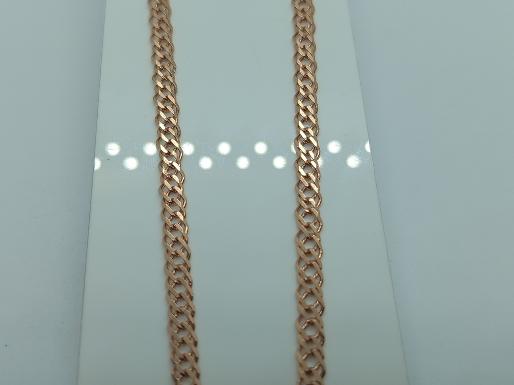 ЦЕПЬ ПОЛНОВЕСНАЯ Ромб двойной (Au 585)