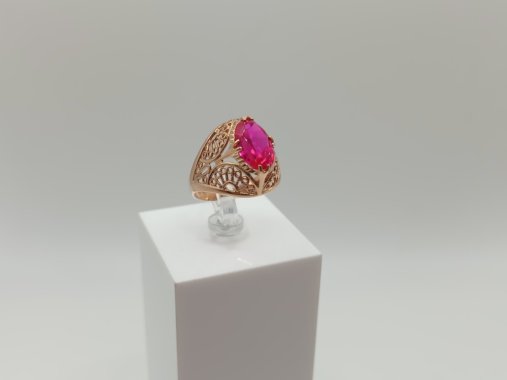 КОЛКМ583 КОЛЬЦО С КАМНЕМ (Au 583)