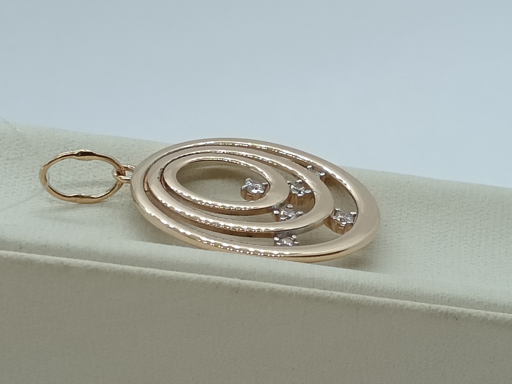 ПОДВЕСКА С КАМНЯМИ (Au 585)