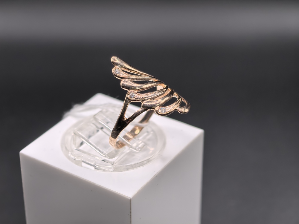 КОЛКМИ585 КОЛЬЦО С КАМНЯМИ (Au 585)