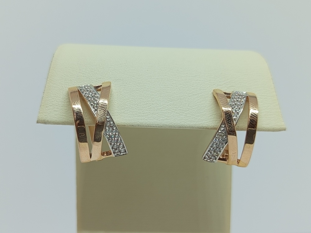 СЕРЬГИ С КАМНЯМИ (Au 585)