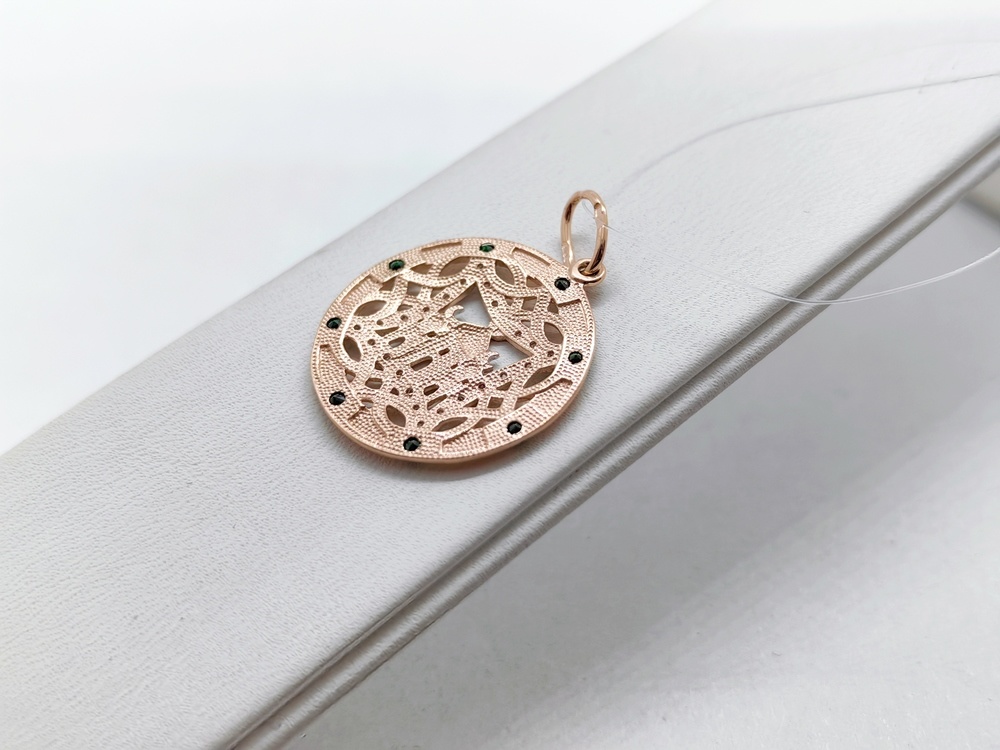 ПОДВЕСКА С КАМНЯМИ (Au 585)