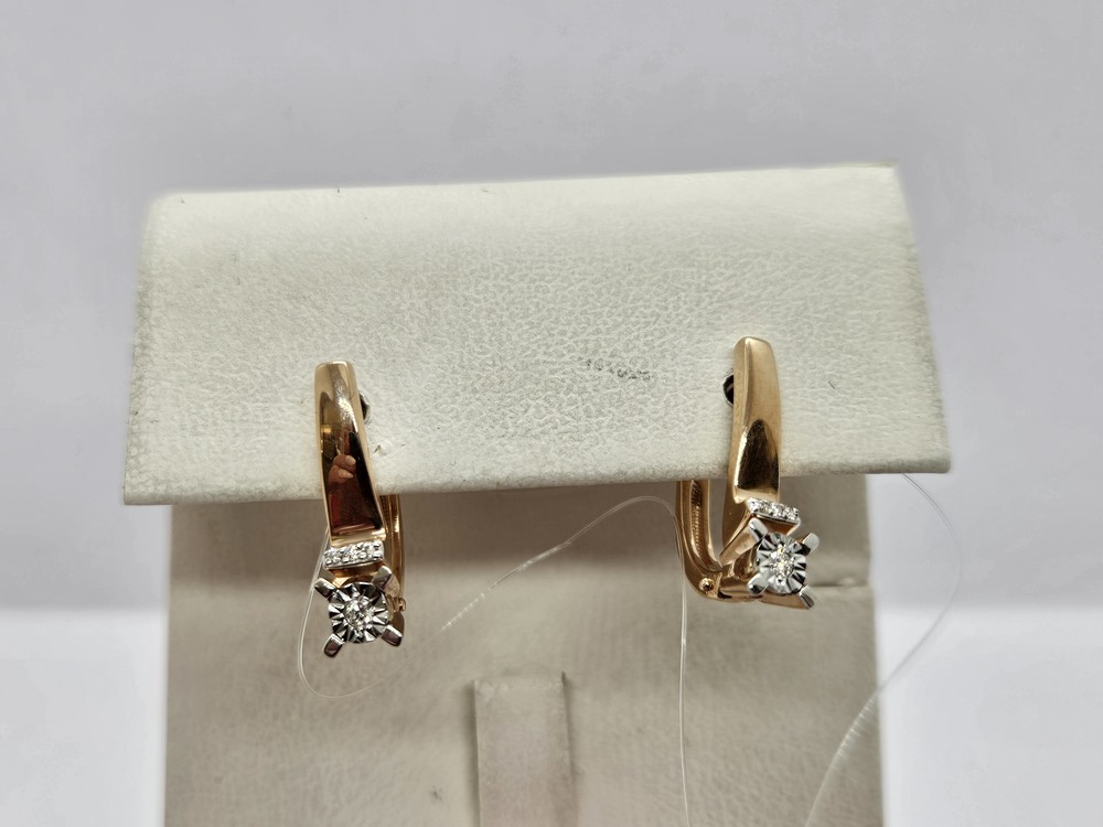 СЕРЬГИ БРИЛЛИАНТ (Au 585)