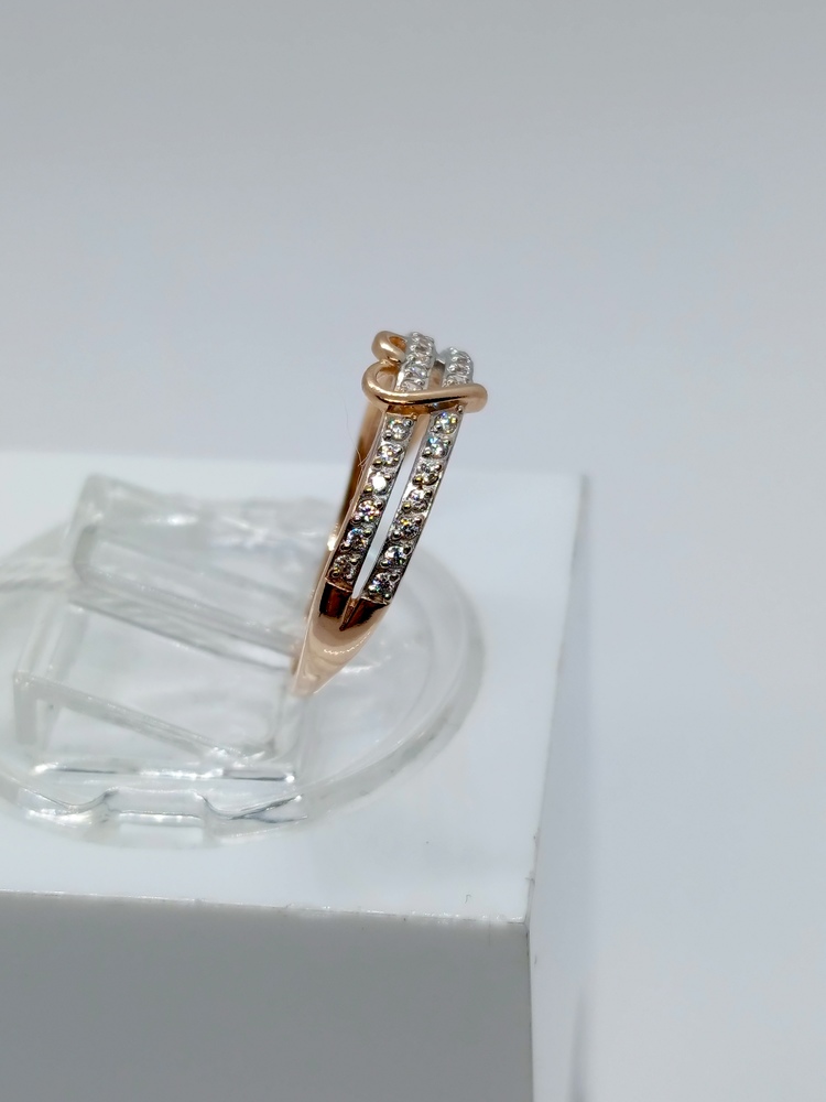КОЛКМИ585 КОЛЬЦО С КАМНЯМИ (Au 585)