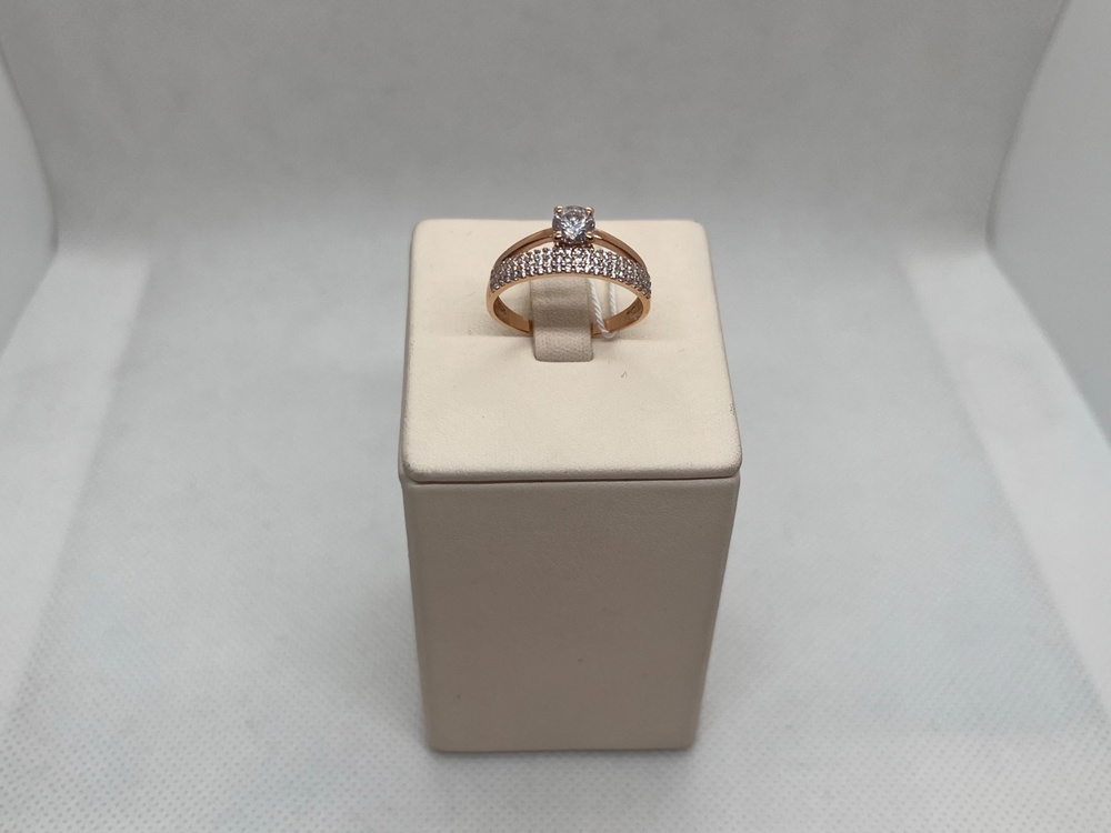 КОЛКМИ585 КОЛЬЦО С КАМНЯМИ (Au 585)