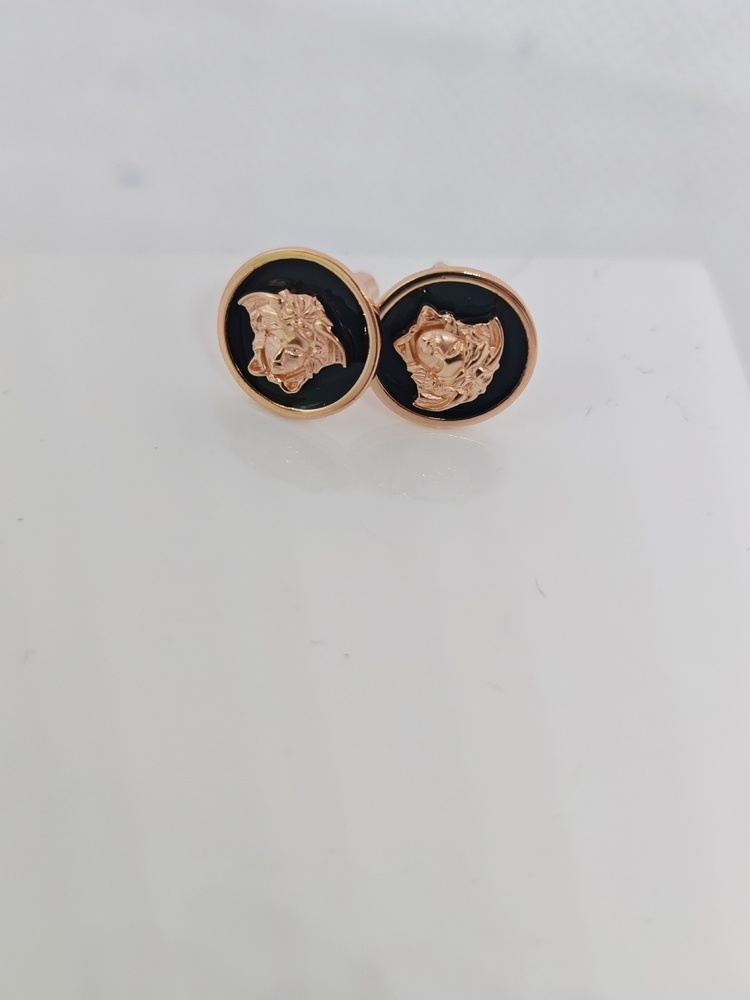 0505232 СЕРЬГИ ПУСЕТЫ эмаль (Au 585)