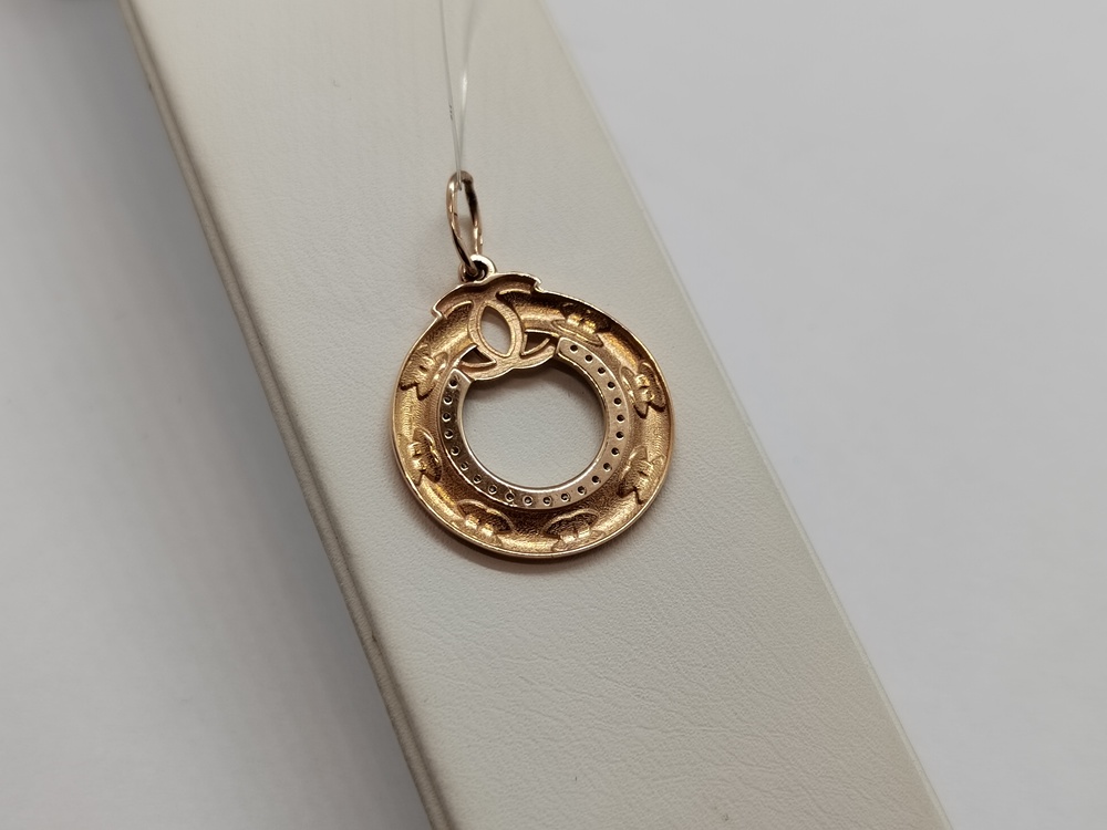 П13215756 ПОДВЕСКА С КАМНЯМИ (Au 585)