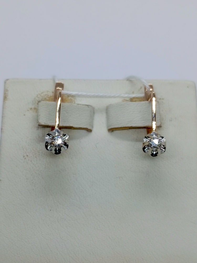 СЕРЬГИ БРИЛЛИАНТ (Au 585)