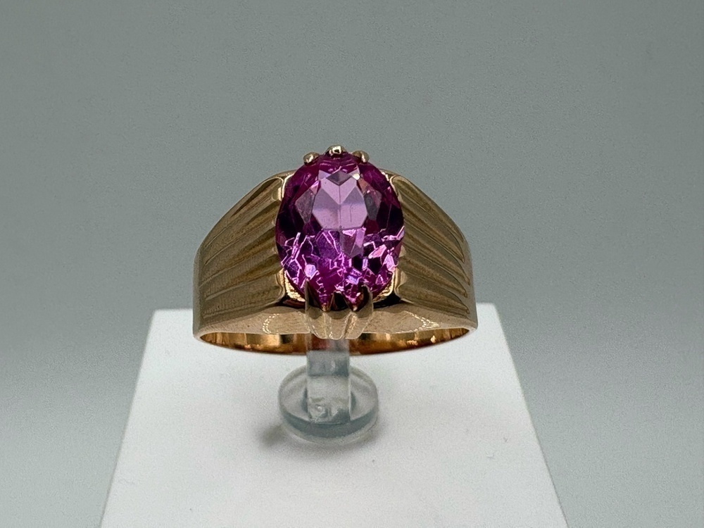 КОЛКМ583 КОЛЬЦО С КАМНЕМ (Au 583)