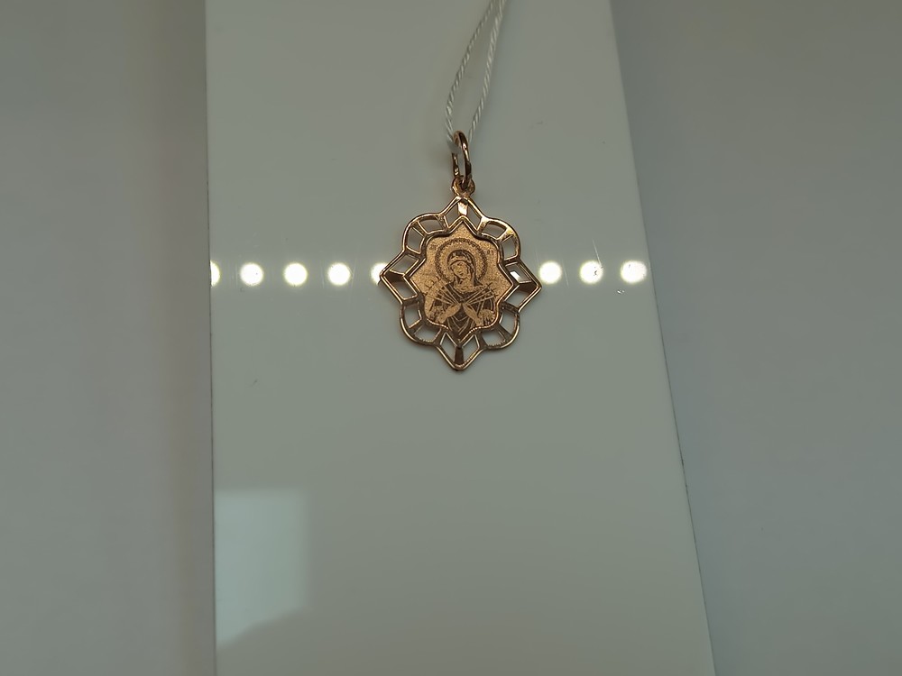 ПОДИБК585 ПОДВЕСКА ИКОНА БЕЗ КАМНЯ (Au 585)