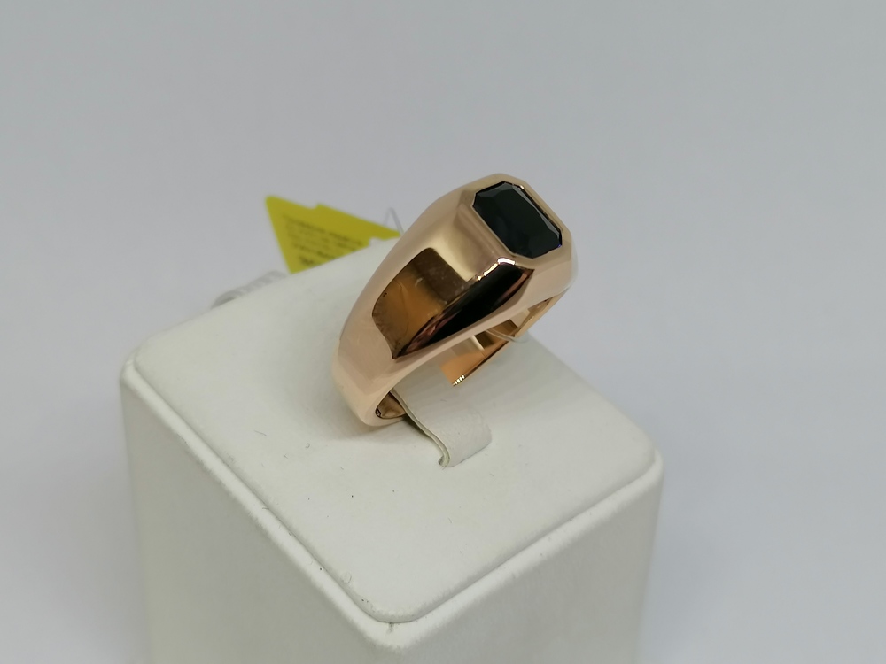 КОЛЬЦО ПЕЧАТКА с камнем (Au 585)