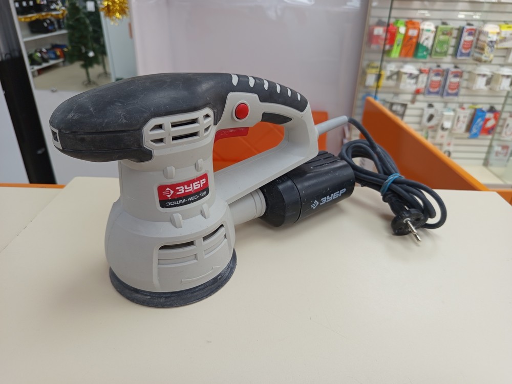 Шлифовальная машина Зубр ЗОШМ-450-125