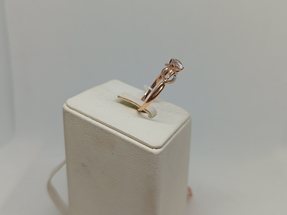 КОЛКМ585 КОЛЬЦО С КАМНЕМ (Au 585)