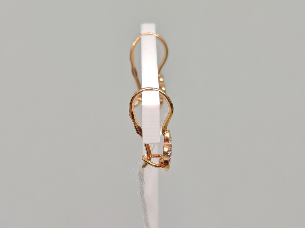 СКМИ585 СЕРЬГИ С КАМНЯМИ (Au 585)