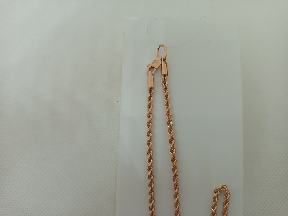 ЦЕПЬ ПУСТОТЕЛАЯ Веревка (Au 585)