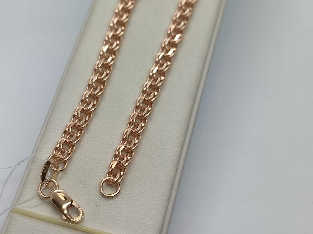 НБ 12-316ПГ БРАСЛЕТ ПУСТОТЕЛЫЙ (Au 585)