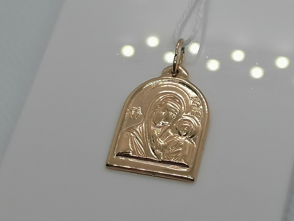ПОДВЕСКА ИКОНА БЕЗ КАМНЯ (Au 585)