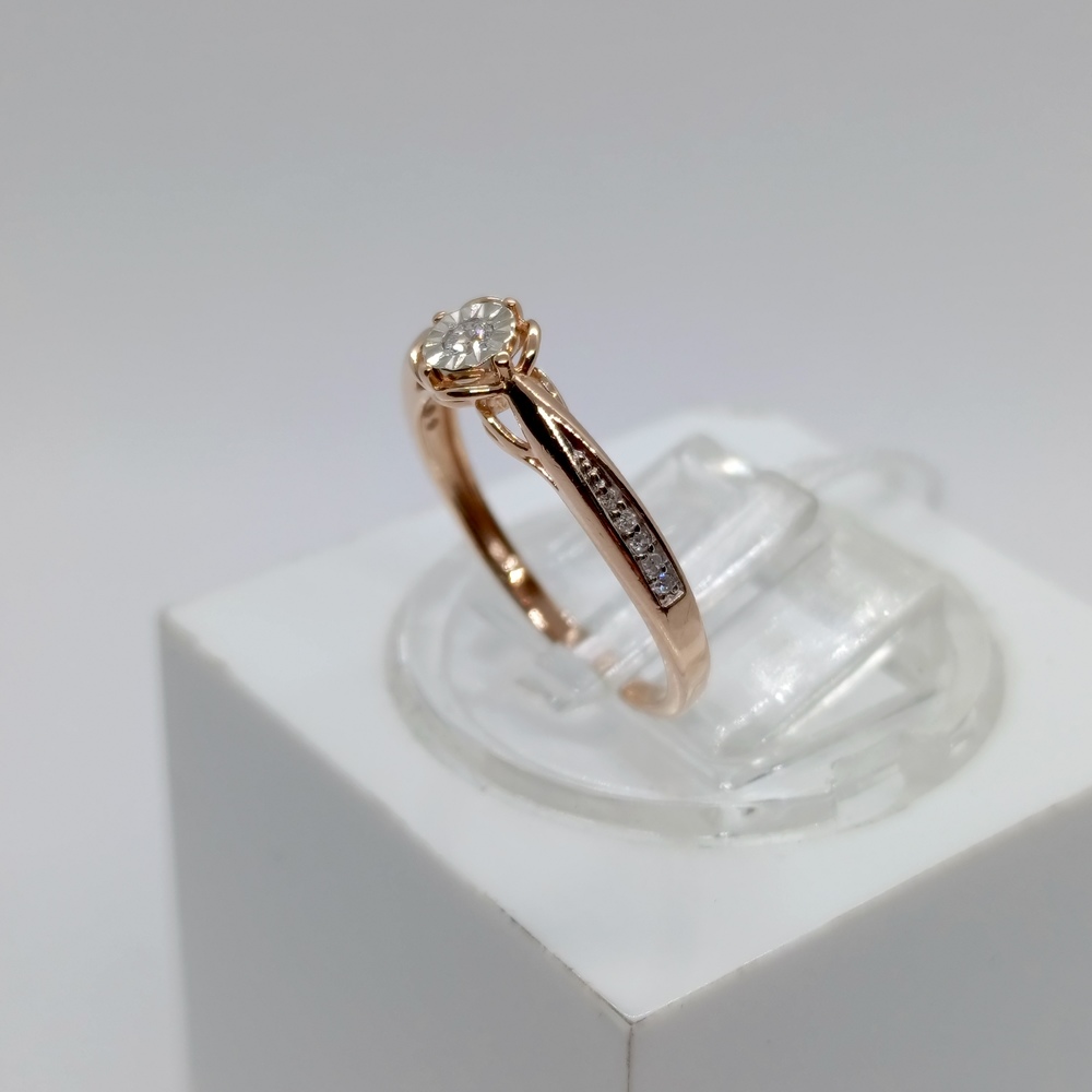 КОЛЬЦО БРИЛЛИАНТ Au 585