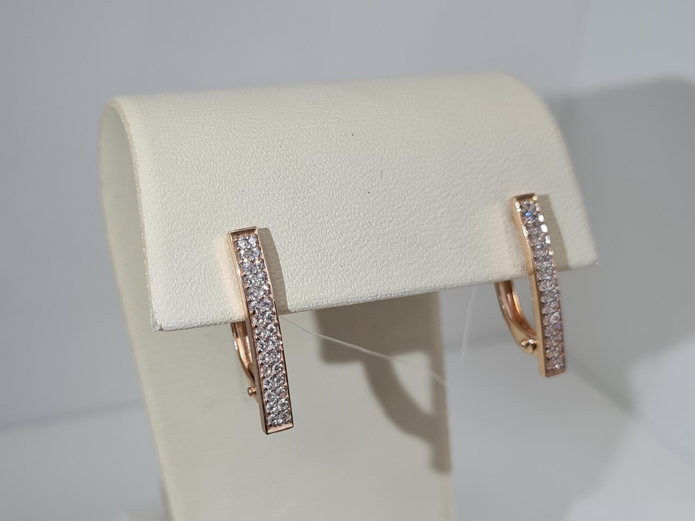 СЕРЬГИ С КАМНЯМИ (Au 585)