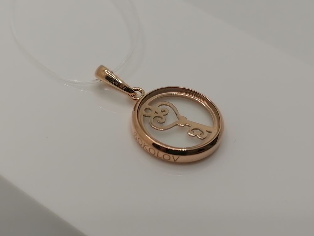 ПОДВЕСКА БЕЗ КАМНЯ (Au 585)