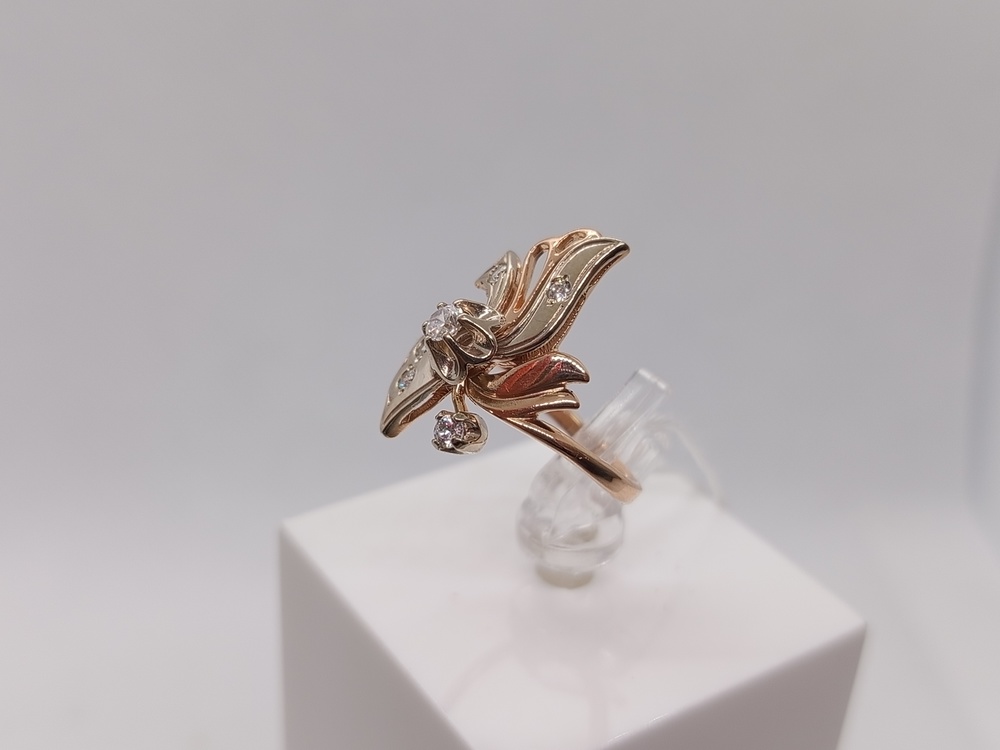 КОЛКМИ585 КОЛЬЦО С КАМНЯМИ (Au 585) КОЛКМИ585 КОЛЬЦО С КАМНЯМИ (Au 585)