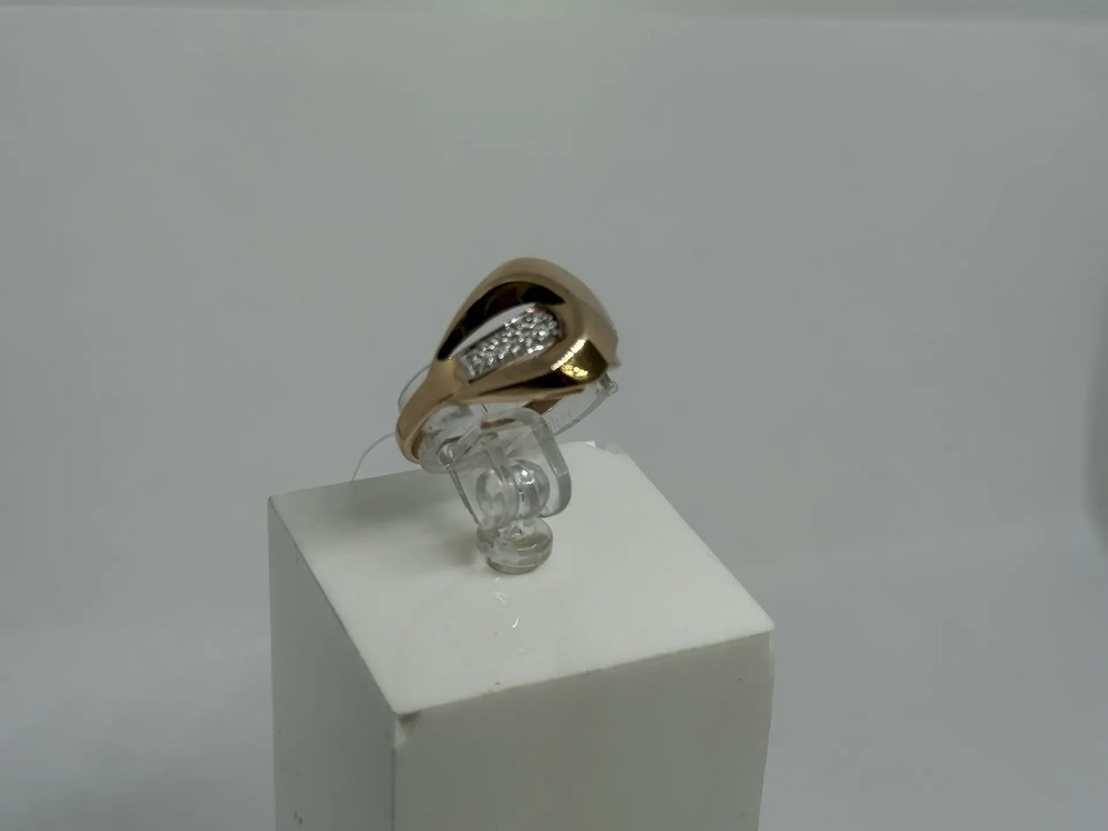 КОЛЬЦО С КАМНЯМИ (Au 585)