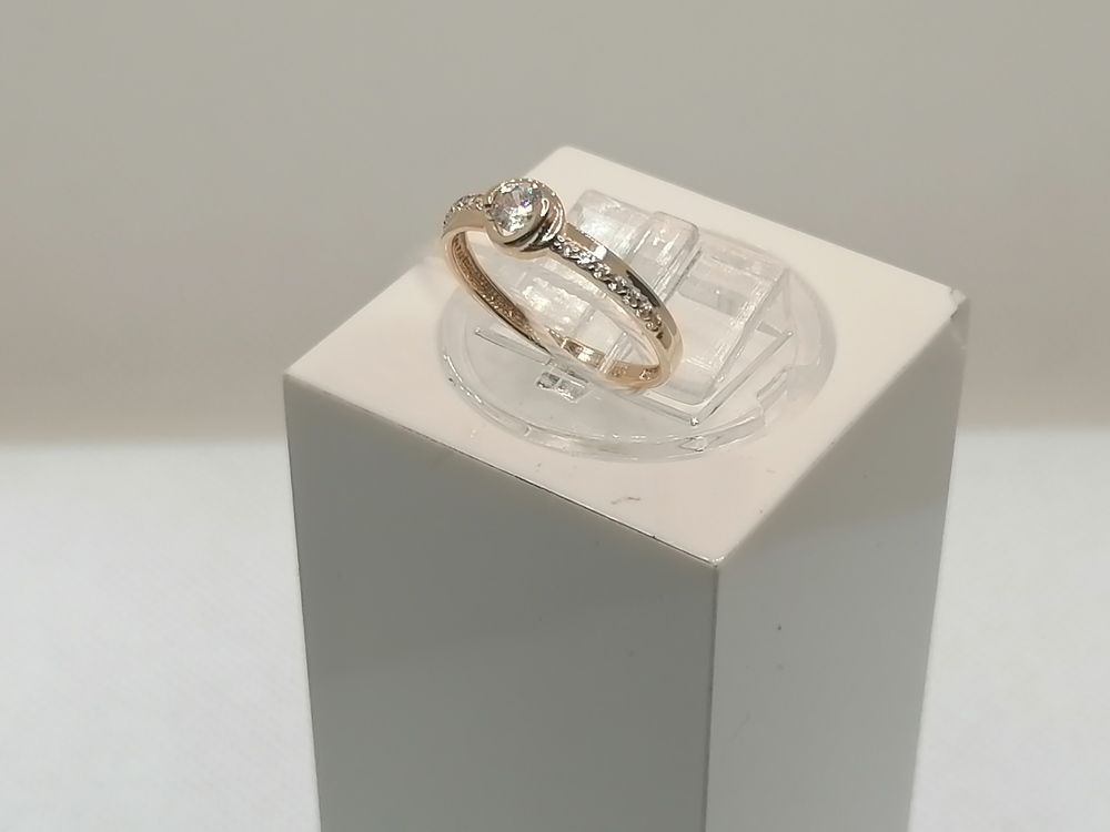 КОЛКМИ585 КОЛЬЦО С КАМНЯМИ (Au 585)