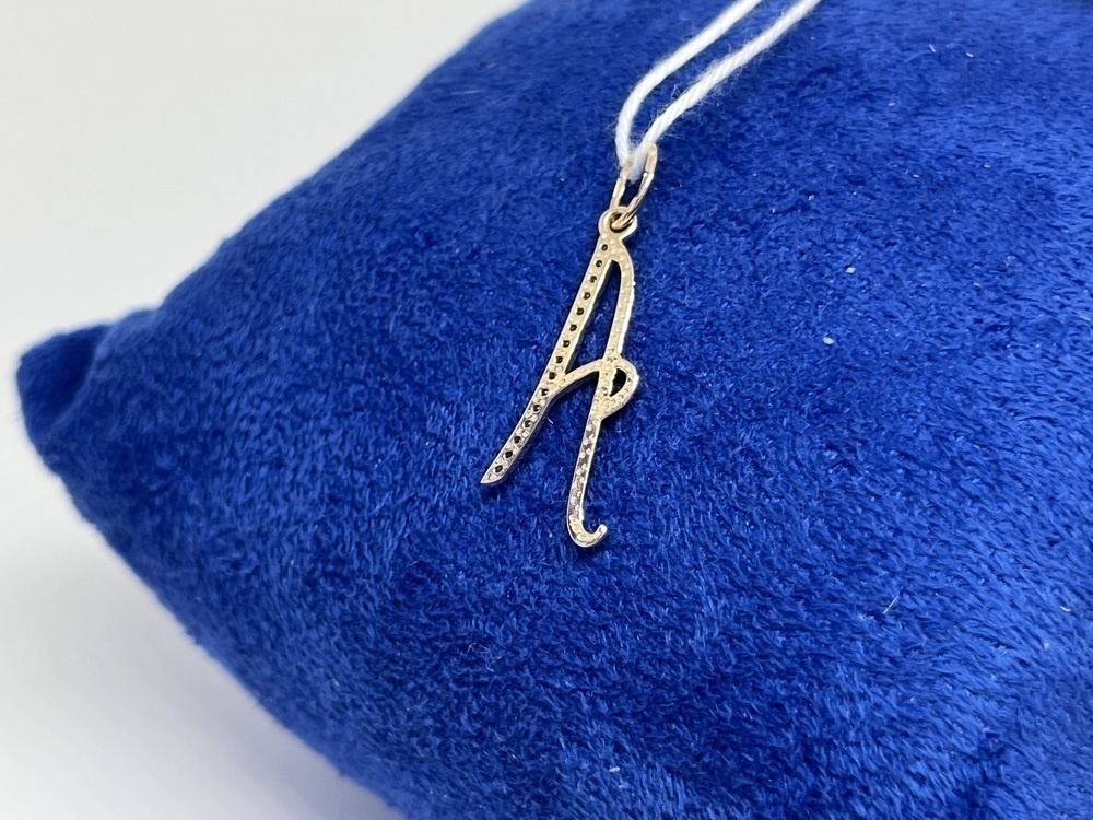 ПОДВЕСКА БУКВА А Au 585