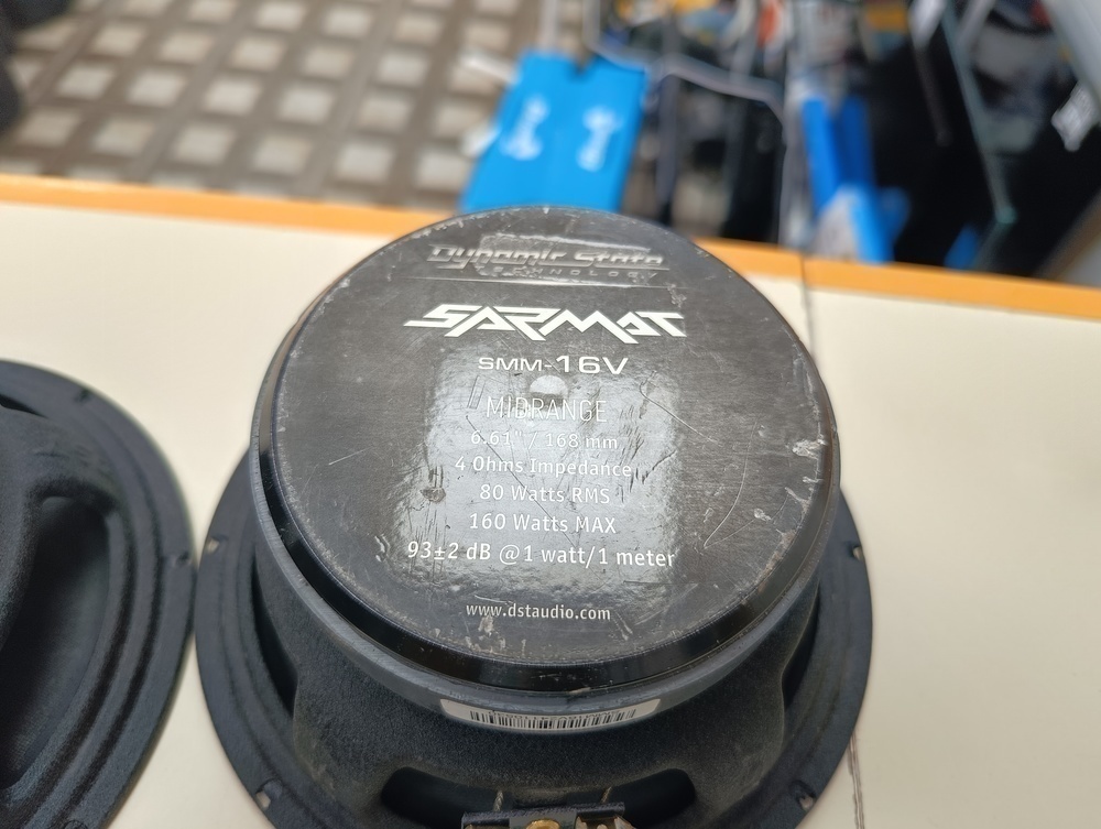 Автоакустика передняя Dynamic State SARMAT SMM-16V