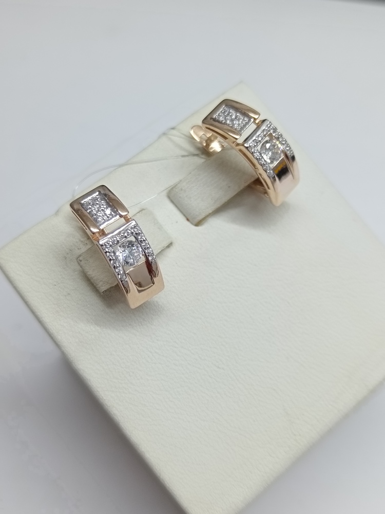 СЕРЬГИ С КАМНЯМИ (Au 585)