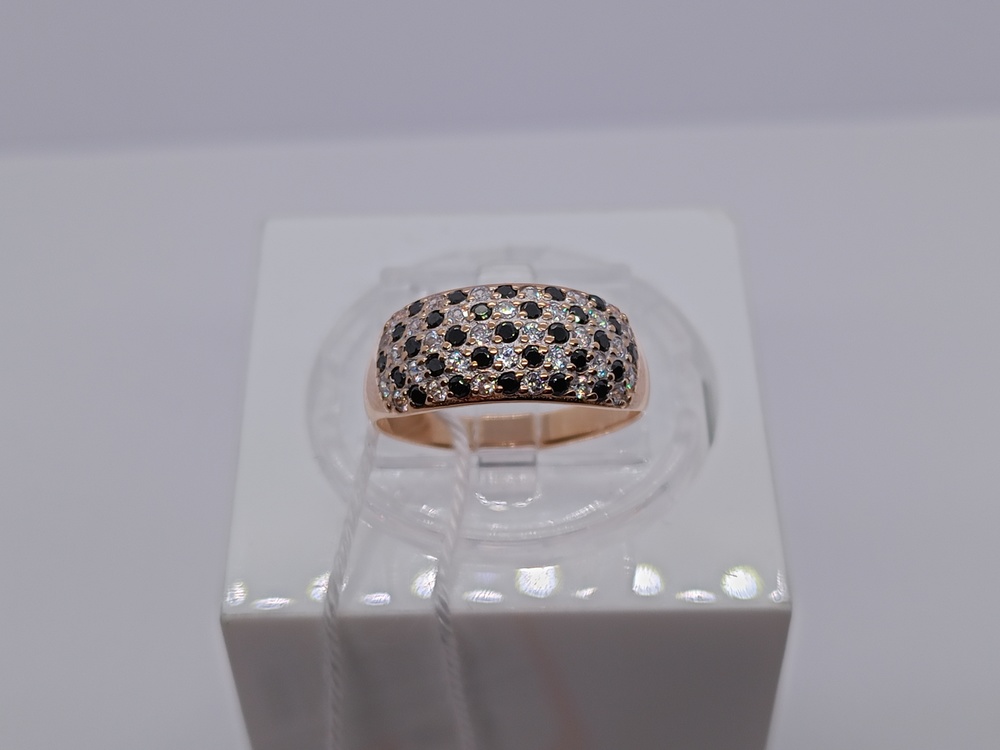 КОЛКМИ585 КОЛЬЦО С КАМНЯМИ (Au 585)