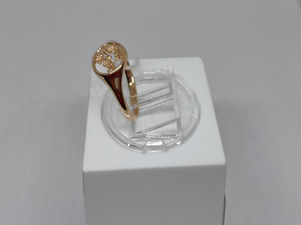 КОЛБКМ585 КОЛЬЦО БЕЗ КАМНЯ (Au 585)