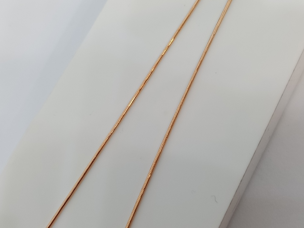 НЦ 12-078 ЦЕПЬ ПОЛНОВЕСНАЯ Жгут(снейк) (Au 585)