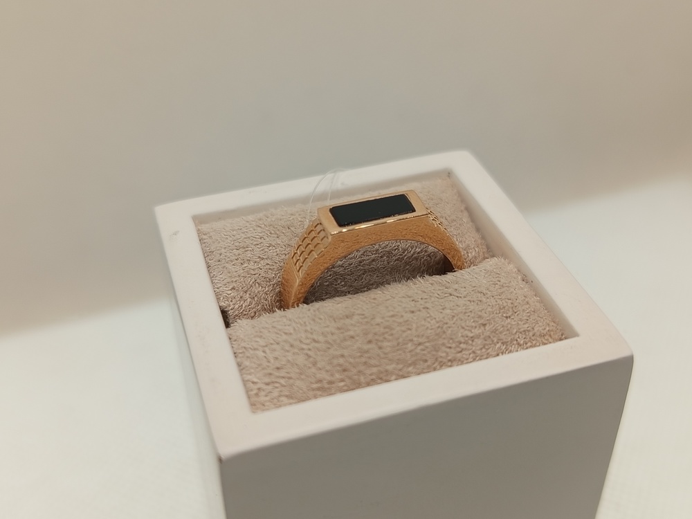 КОЛЬЦО ПЕЧАТКА с камнем (Au 585)