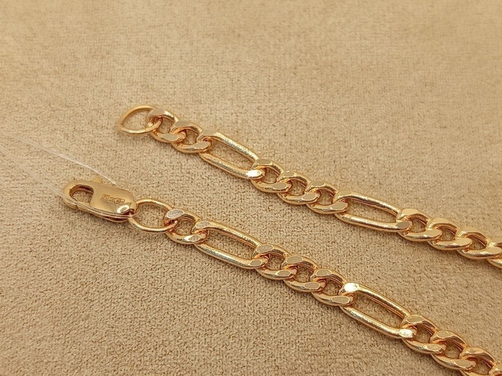 БРАСЛЕТ ПУСТОТЕЛЫЙ Фигаро(картье) (Au 585)