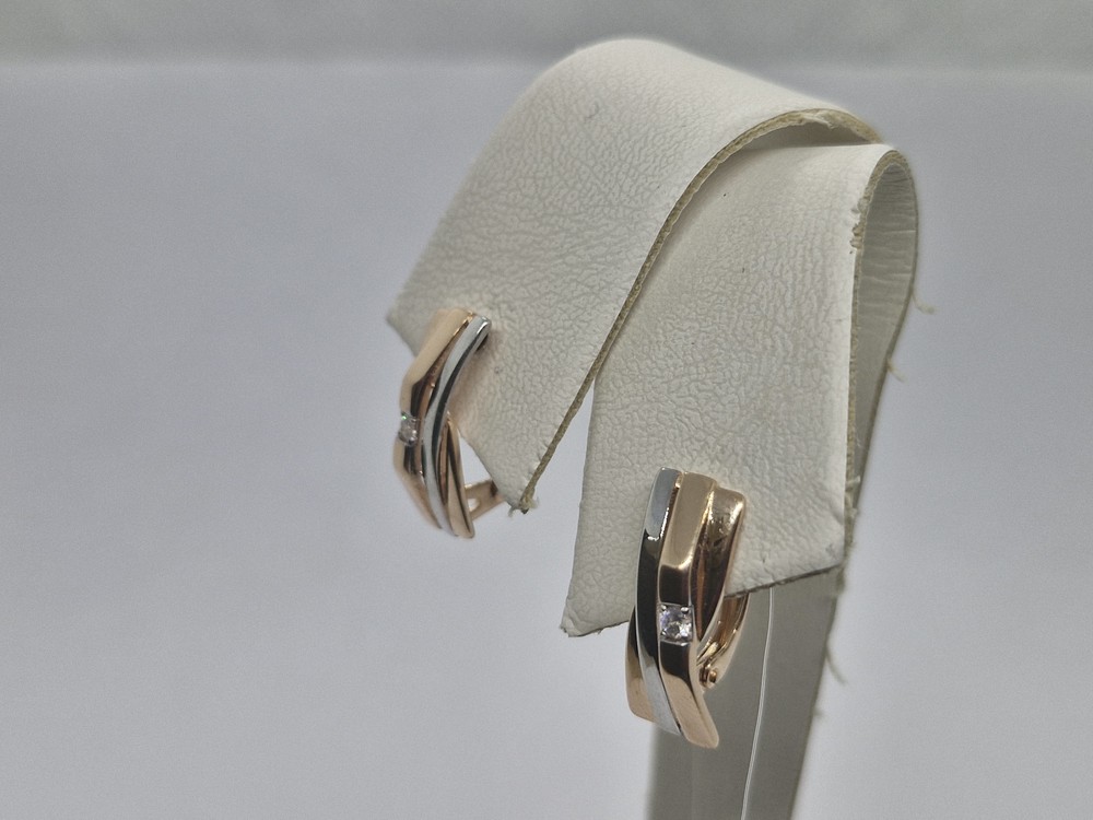 СЕРЬГИ С КАМНЕМ (Au 585)