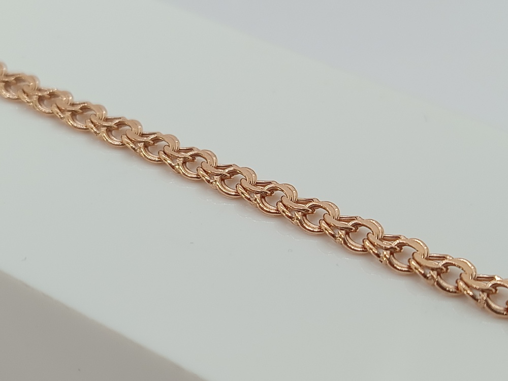 670006022 БРАСЛЕТ ПУСТОТЕЛЫЙ Бисмарк (Au 585)