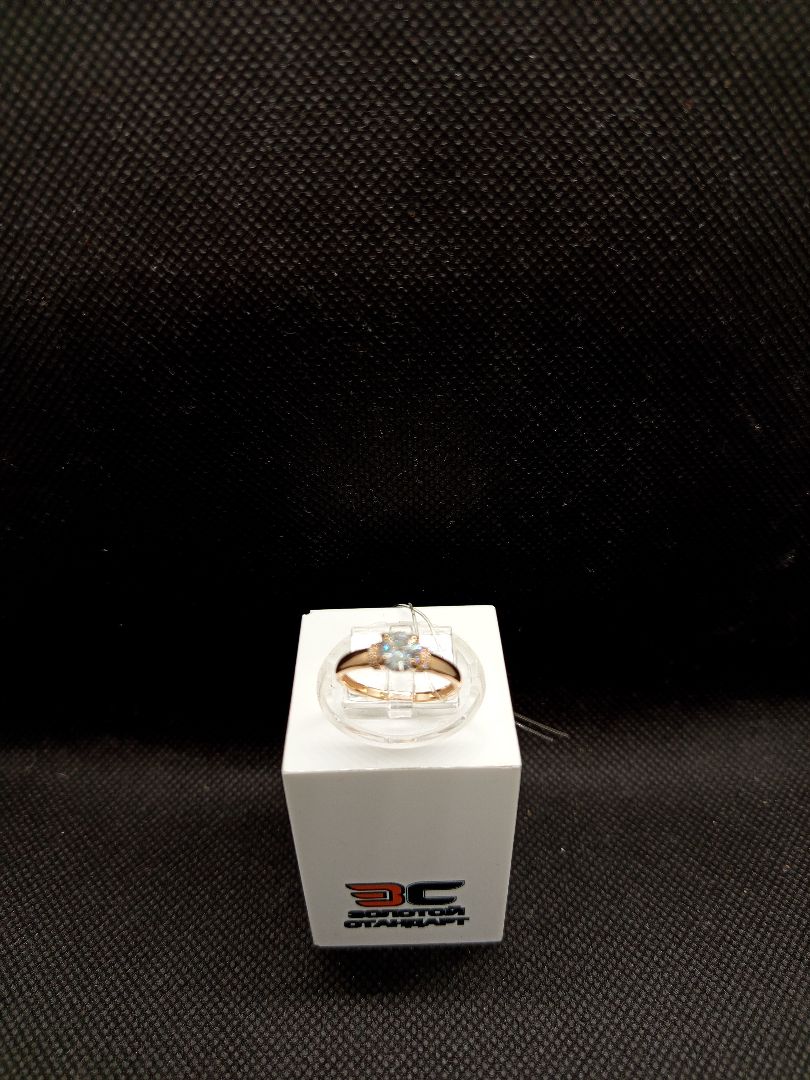 КОЛЬЦО С КАМНЯМИ (Au 585)