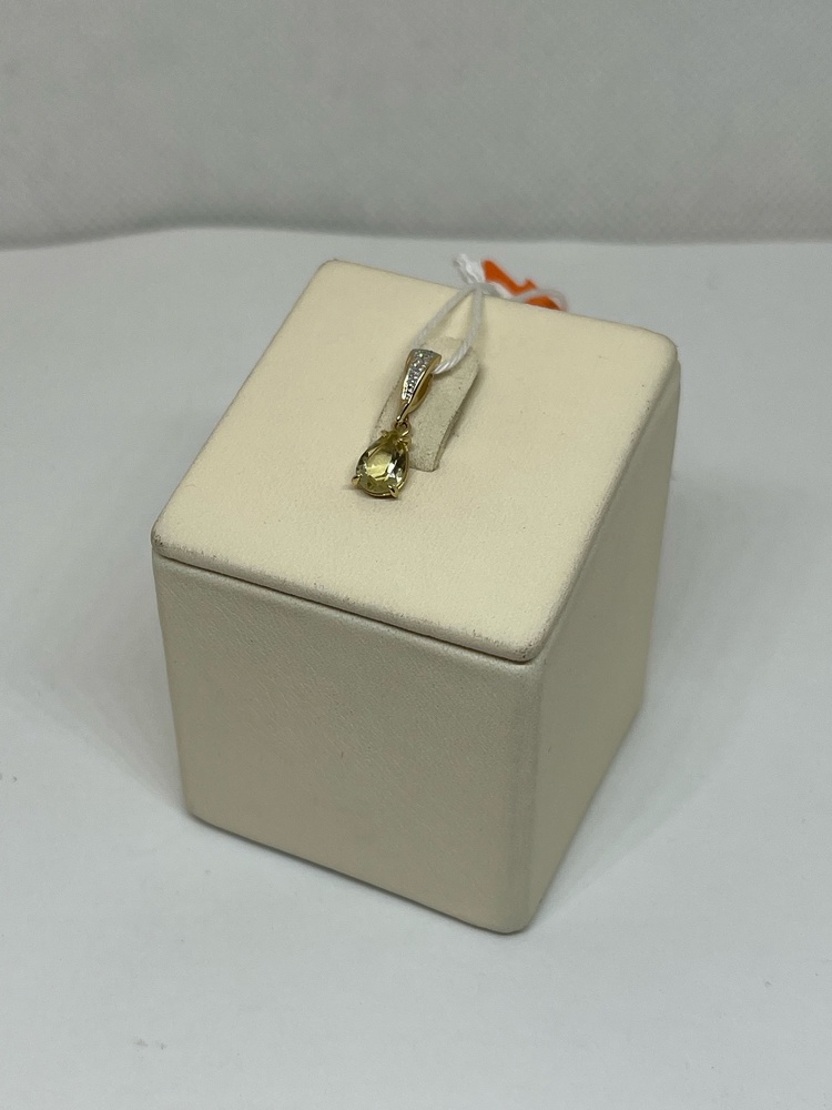 ПОДКМИ585 ПОДВЕСКА С КАМНЯМИ (Au 585)