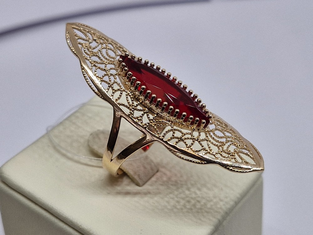 КОЛЬЦО С КАМНЕМ (Au 585)