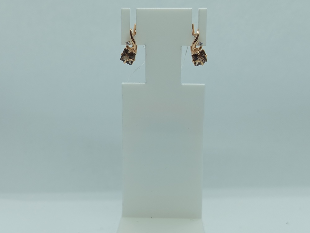 СЕРЬГИ С КАМНЯМИ (Au 585)