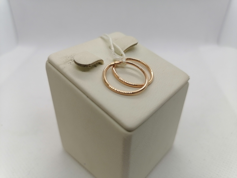 СКОН585 СЕРЬГИ КОНГО (Au 585)