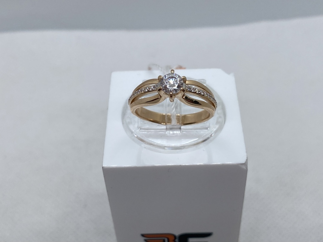 КОЛКМИ585 КОЛЬЦО С КАМНЯМИ (Au 585)