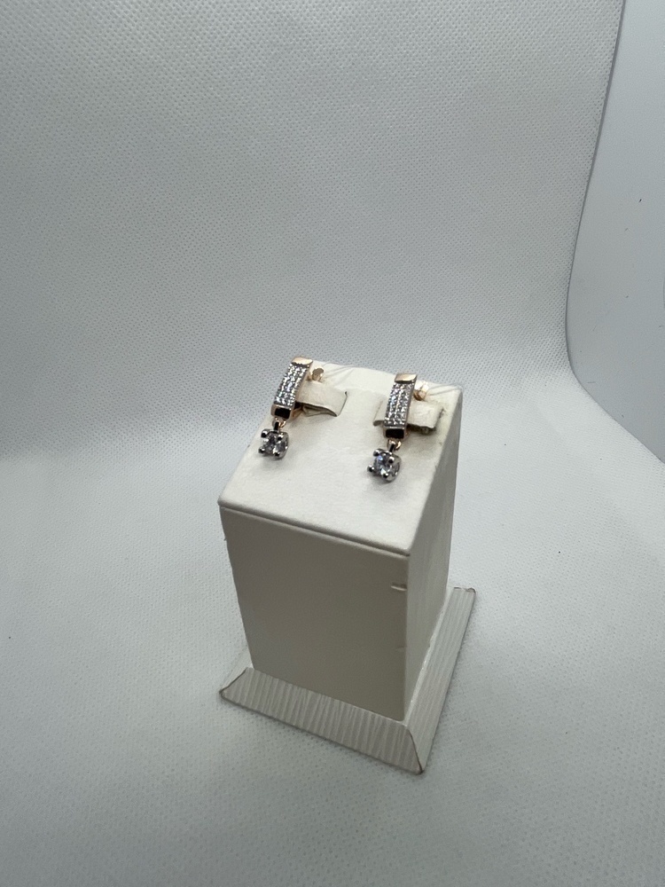 СЕРЬГИ С КАМНЯМИ (Au 585)