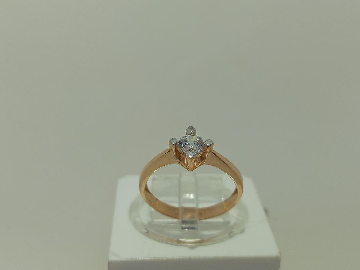 КОЛЬЦО С КАМНЕМ (Au 585)