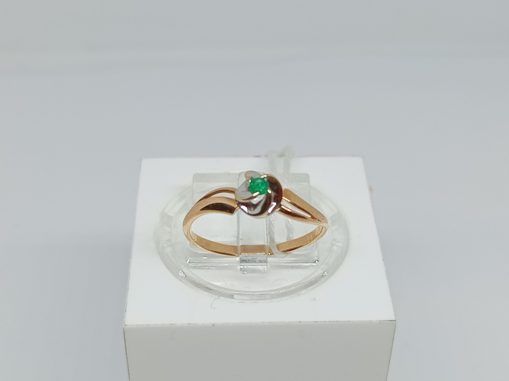 КОЛКМ585 КОЛЬЦО С КАМНЕМ (Au 585)