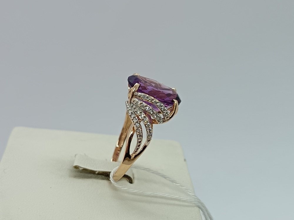 КОЛКМИ585 КОЛЬЦО С КАМНЯМИ (Au 585)